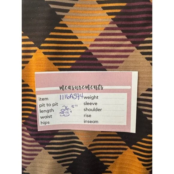 NWT Grace Elements Medium Multicolor Gold Plum Black Camel Geometric Tight Skirt - Picture 12 of 13